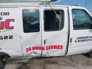 2010 Ford Econoline Cargo Commercial with VIN 1FTNE2EW6ADA38777, listed as a IAAI auction lot 41557940 with 176,936 mi miles and . Bid and sale history available at DreamBid. Image 12.