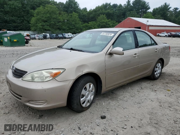 2004 Toyota Camry LE with VIN 4T1BE32K04U818252, listed as a Copart auction lot 64758924 with 0 mi miles and Non Repairable. Bid and sale history available at carsss.com. Image 1.