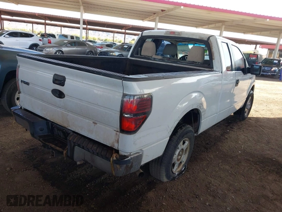 2010 Ford F-150 XL with VIN 1FTEX1C86AFD91615, listed as a IAAI auction lot 41953312 with 227,357 mi miles. Bid and sale history available at carsss.com. Image 4.