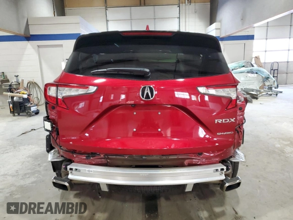 2023 Acura RDX w/Advance Package with VIN 5J8TC2H7XPL014323, listed as a Copart auction lot 41848405 with 12,326 mi miles and Salvage Title. Bid and sale history available at carsss.com. Image 6.