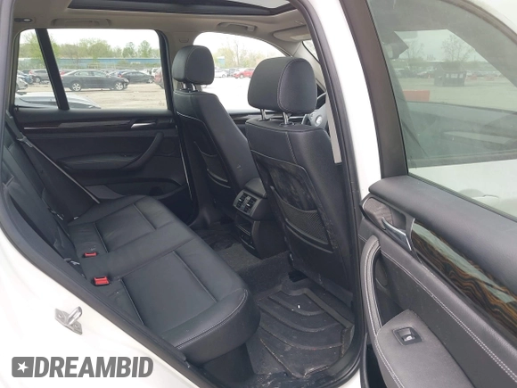 2014 BMW X3 xDrive28i with VIN 5UXWX9C57E0D42183, listed as a IAAI auction lot 42147520 with 121,266 mi miles and . Bid and sale history available at DreamBid. Image 8.