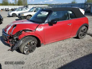 2016 MINI Convertible S with VIN WMWWG9C54G3C21921, listed as a Copart auction lot 53391135 with 60,569 mi miles and Salvage Title. Bid and sale history available at DreamBid. Image 1.