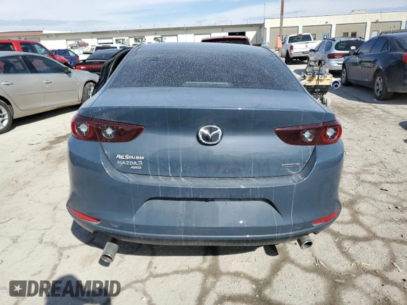 2024 Mazda 3 S Carbon Edition with VIN 3MZBPBCM7RM413295, listed as a Copart auction lot 46265905 with Not Provided miles and Salvage Title. Bid and sale history available at DreamBid. Image 6.