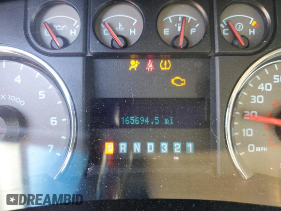 2010 Ford F-150 XL with VIN 1FTEW1C81AFD75177, listed as a Copart auction lot 52542515 with 165,694 mi miles and Salvage Title. Bid and sale history available at carsss.com. Image 9.