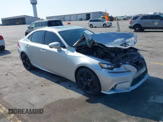 2014 Lexus IS 350 with VIN JTHCE1D24E5001032, listed as a IAAI auction lot 42417284 with 132,596 mi miles and . Bid and sale history available at DreamBid. Image 1.