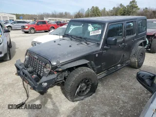 2018 Jeep Wrangler JK Unlimited Sport with VIN 1C4BJWDG7JL823069, listed as a Copart auction lot 41993395 with 79,434 mi miles and Salvage Title. Bid and sale history available at carsss.com. Image 1.