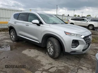2020 Hyundai Santa Fe SE with VIN 5NMS2CAD9LH159755, listed as a Copart auction lot 55134405 with 52,880 mi miles and Salvage title. Bid and sale history available at DreamBid. Image 4.