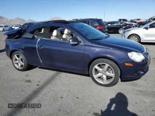 2007 Volkswagen Eos 2.0T with VIN WVWDA71F27V049675, listed as a Copart auction lot 49322735 with 106,678 mi miles and Salvage Title. Bid and sale history available at DreamBid. Image 4.