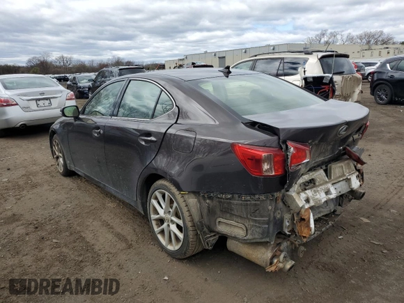 2012 Lexus IS 250 with VIN JTHCF5C21C5054645, listed as a Copart auction lot 51917645 with 286,075 mi miles and Salvage Title. Bid and sale history available at DreamBid. Image 2.