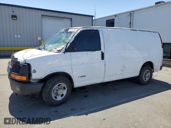 2006 Chevrolet Express Cargo с VIN 1GCGG25VX61101124, выставлен на аукционе Copart как лот 56374765 с пробегом 236 178 миль миль и Списание • Salvage title. История ставок и продаж доступна на DreamBid. Изображение 1.