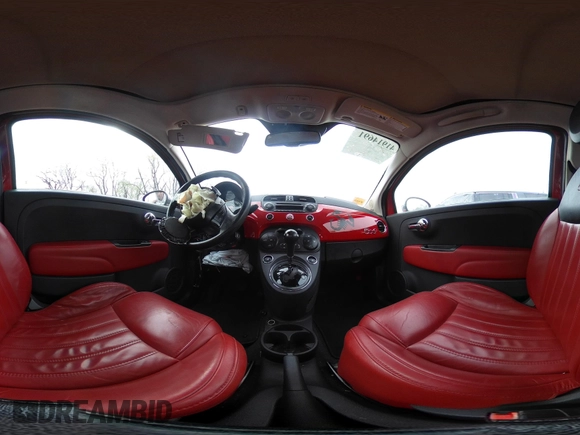 2013 FIAT 500 Lounge with VIN 3C3CFFER8DT677980, listed as a IAAI auction lot 41914691 with 95,830 mi miles and . Bid and sale history available at DreamBid. Image 17.