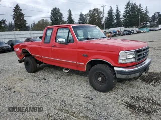 1993 Ford F-150 with VIN 1FTEX14N1PKA90772, listed as a Copart auction lot 75896734 with 0 mi miles and Salvage Title. Bid and sale history available at carsss.com. Image 4.