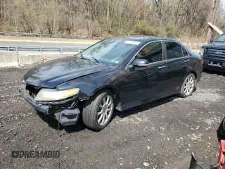 2007 Acura TSX with VIN JH4CL96827C012003, listed as a Copart auction lot 51747605 with 0 mi miles and Salvage Title. Bid and sale history available at carsss.com. Image 1.