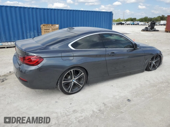 2020 BMW 4 Series 430i with VIN WBA4W3C03LAG91617, listed as a Copart auction lot 48552845 with 59,706 mi miles and Salvage title. Bid and sale history available at DreamBid. Image 3.
