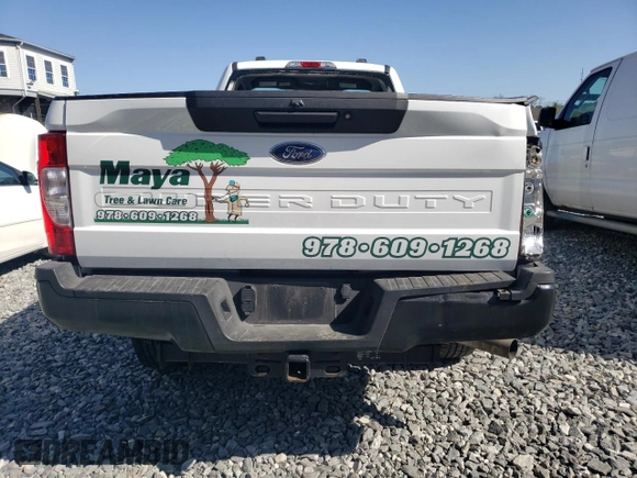 2022 Ford F-250 XL with VIN 1FTBF2B66NEE29514, listed as a Copart auction lot 54845425 with 14,601 mi miles and Salvage title. Bid and sale history available at DreamBid. Image 6.