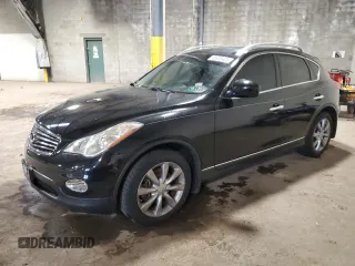 2012 Infiniti EX Journey with VIN JN1AJ0HR6CM453527, listed as a Copart auction lot 46403425 with Not Provided miles and Salvage Title. Bid and sale history available at carsss.com. Image 1.