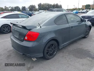 2005 Scion tC with VIN JTKDE177950042663, listed as a IAAI auction lot 42120575 with 255,225 mi miles. Bid and sale history available at carsss.com. Image 4.