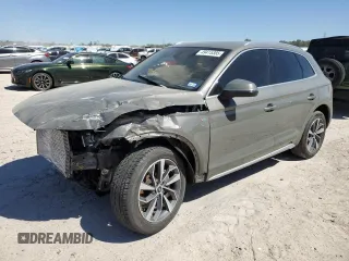 2023 Audi Q5 S line Premium Plus with VIN WA1EAAFY9P2007852, listed as a Copart auction lot 49415385 with 25,296 mi miles and Salvage Title. Bid and sale history available at carsss.com. Image 1.
