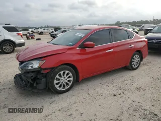 2018 Nissan Sentra SR with VIN 3N1AB7AP2JY341171, listed as a Copart auction lot 55087035 with 77,958 mi miles and Salvage Title. Bid and sale history available at DreamBid. Image 1.