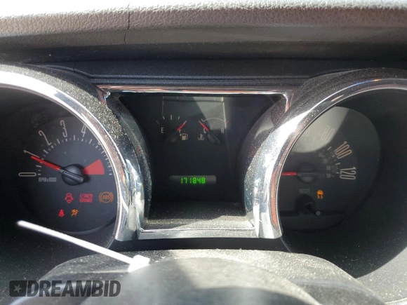 2005 Ford Mustang Deluxe with VIN 1ZVFT80N055111232, listed as a Copart auction lot 62728805 with 171,848 mi miles and Salvage title. Bid and sale history available at DreamBid. Image 9.