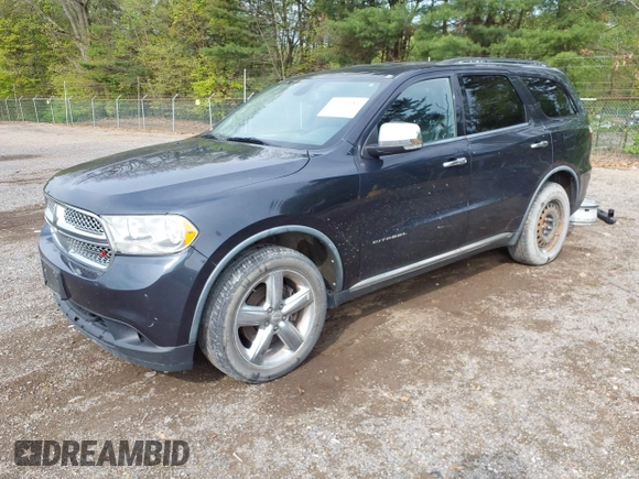 2012 Dodge Durango Citadel with VIN 1C4SDJET1CC205092, listed as a IAAI auction lot 42164281 with 276,322 mi miles. Bid and sale history available at carsss.com. Image 19.