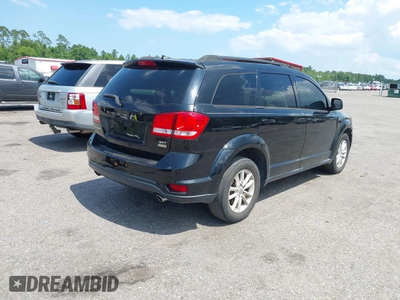 2015 Dodge Journey SXT z VIN 3C4PDCBG7FT658523, wystawiony jako IAAI lot #42490535 z przebiegiem 152 903 mil mil oraz . Historia ofert i sprzedaży dostępna na DreamBid. Obrazek 4.