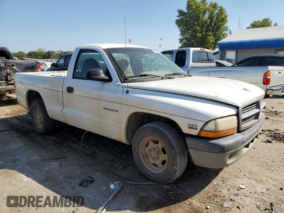 1999 Dodge Dakota SLT with VIN 1B7FL26X0XS273052, listed as a Copart auction lot 73429864 with 177,094 mi miles and Salvage Title. Bid and sale history available at carsss.com. Image 4.