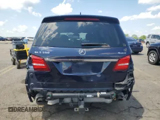2017 Mercedes-Benz GLS 550 with VIN 4JGDF7DE4HA906037, listed as a Copart auction lot 58601465 with 72,064 mi miles and Salvage title. Bid and sale history available at DreamBid. Image 6.