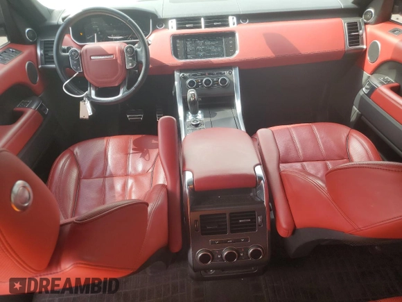 2015 Land Rover Range Rover Sport Supercharged with VIN SALWR2TF0FA516897, listed as a Copart auction lot 51302565 with 88,200 mi miles and Salvage title. Bid and sale history available at DreamBid. Image 8.