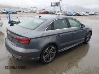 2019 Audi A3 Sedan Premium Plus with VIN WAUJEGFF5K1019762, listed as a Copart auction lot 41427554 with 45,135 mi miles. Bid and sale history available at carsss.com. Image 3.