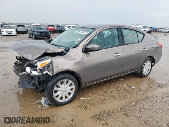 2017 Nissan Versa SV with VIN 3N1CN7AP4HK429118, listed as a Copart auction lot 60467475 with 130,154 mi miles and Salvage title. Bid and sale history available at DreamBid. Image 1.
