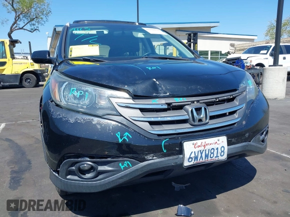 2012 Honda CR-V EX-L with VIN 2HKRM3H74CH506954, listed as a IAAI auction lot 42119938 with 176,723 mi miles. Bid and sale history available at carsss.com. Image 6.