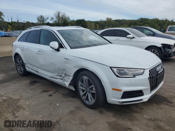 2018 Audi allroad A4 Premium with VIN WA17NAF41JA193040, listed as a Copart auction lot 73289744 with 62,213 mi miles and Salvage Title. Bid and sale history available at DreamBid. Image 4.