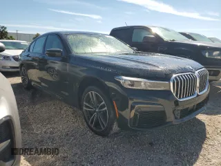 2020 BMW 7 Series 750i xDrive with VIN WBA7U2C0XLGM27270, listed as a Copart auction lot 77241404 with 68,998 mi miles and Salvage Title. Bid and sale history available at carsss.com. Image 4.