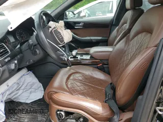 2017 Audi A8 with VIN WAU44AFD1HN017391, listed as a Copart auction lot 54144125 with 48,183 mi miles and Salvage title. Bid and sale history available at DreamBid. Image 7.