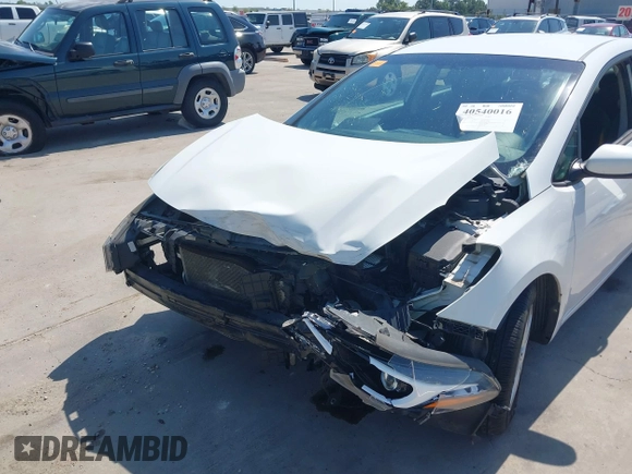 2017 Kia Forte LX with VIN 3KPFK4A7XHE016765, listed as a IAAI auction lot 40540016 with 126,264 mi miles. Bid and sale history available at carsss.com. Image 6.