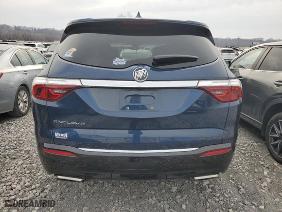 2023 Buick Enclave Essence with VIN 5GAERBKW0PJ151516, listed as a Copart auction lot 83813184 with 43,478 mi miles and Salvage Title. Bid and sale history available at carsss.com. Image 6.