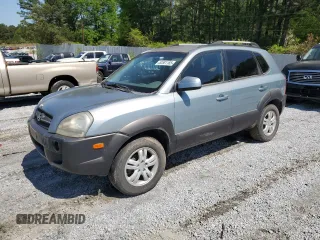2007 Hyundai Tucson SE with VIN KM8JN12D87U518576, listed as a Copart auction lot 52581165 with 270,183 mi miles and Clean Title. Bid and sale history available at carsss.com. Image 1.
