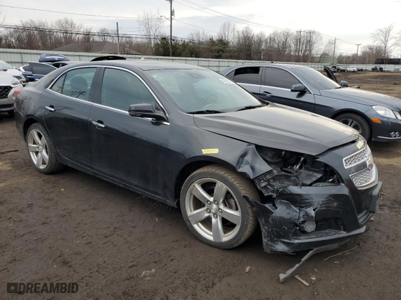 2013 Chevrolet Malibu LTZ with VIN 1G11J5SX7DF223298, listed as a Copart auction lot 46810435 with 126,125 mi miles and Salvage Title. Bid and sale history available at carsss.com. Image 4.