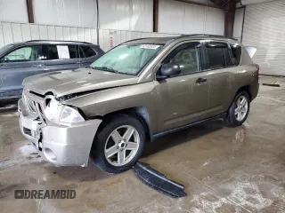 2007 Jeep Compass Sport with VIN 1J8FT47W27D119313, listed as a Copart auction lot 43165635 with 73,267 mi miles and Salvage Title. Bid and sale history available at carsss.com. Image 1.