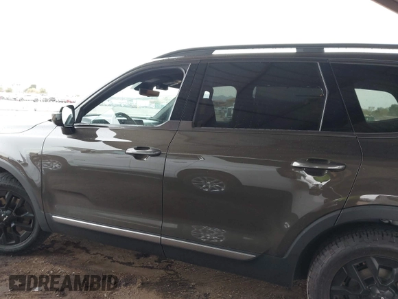 2023 Kia Telluride SX Prestige X-Line with VIN 5XYP5DGC5PG407971, listed as a IAAI auction lot 41578334 with 50,481 mi miles and . Bid and sale history available at DreamBid. Image 14.