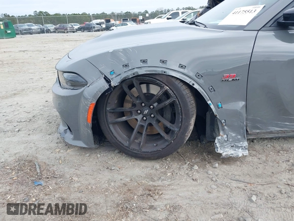 2023 Dodge Charger Scat Pack Widebody with VIN 2C3CDXGJ6PH646050, listed as a IAAI auction lot 41175513 with 7,684 mi miles and . Bid and sale history available at DreamBid. Image 6.