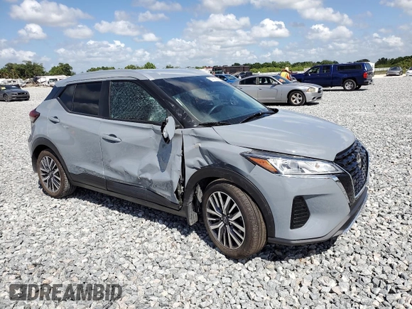 2022 Nissan Kicks SV with VIN 3N1CP5CV5NL518485, listed as a Copart auction lot 51410805 with 61,368 mi miles and Non Repairable. Bid and sale history available at DreamBid. Image 4.