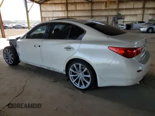 2017 Infiniti Q50 Premium with VIN JN1EV7AP3HM743044, listed as a Copart auction lot 52437985 with 116,193 mi miles and Salvage Title. Bid and sale history available at carsss.com. Image 2.