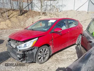 2015 Hyundai Accent Sport with VIN KMHCU5AE5FU200846, listed as a IAAI auction lot 41758805 with 84,987 mi miles. Bid and sale history available at carsss.com. Image 18.
