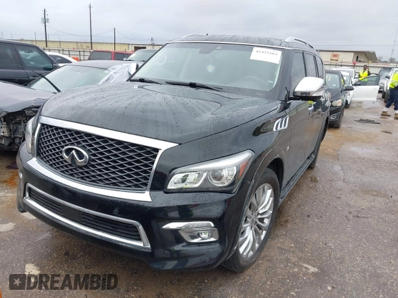 2017 Infiniti QX80 z VIN JN8AZ2NF0H9646542, wystawiony jako IAAI lot #41425103 z przebiegiem 124 488 mil mil oraz . Historia ofert i sprzedaży dostępna na DreamBid. Obrazek 18.
