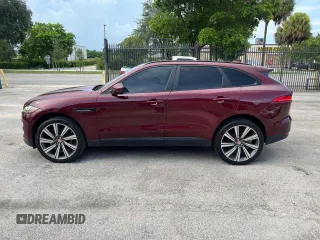 2017 Jaguar F-Pace 35t Prestige with VIN SADCK2BV2HA077734, listed as a Copart auction lot 53062845 with 75,342 mi miles and Non Repairable. Bid and sale history available at DreamBid. Image 13.