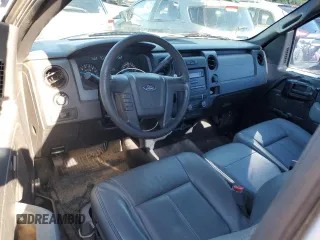 2014 Ford F-150 XL with VIN 1FTMF1CM9EKF29947, listed as a Copart auction lot 57412785 with 250,470 mi miles and Salvage title. Bid and sale history available at DreamBid. Image 8.