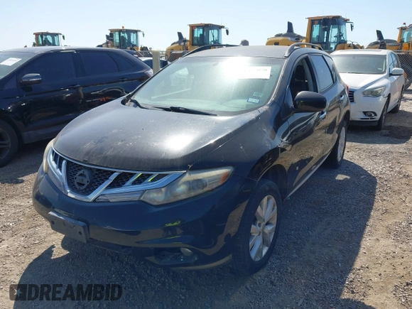 2013 Nissan Murano LE with VIN JN8AZ1MU0DW203829, listed as a IAAI auction lot 42029070 with 191,202 mi miles and . Bid and sale history available at DreamBid. Image 2.