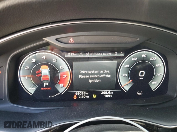 2021 Audi Q8 Premium Plus с VIN WA1EVAF10MD001560, выставлен на аукционе Copart как лот 56559745 с пробегом 68 038 миль миль и Списание • Salvage title. История ставок и продаж доступна на DreamBid. Изображение 9.